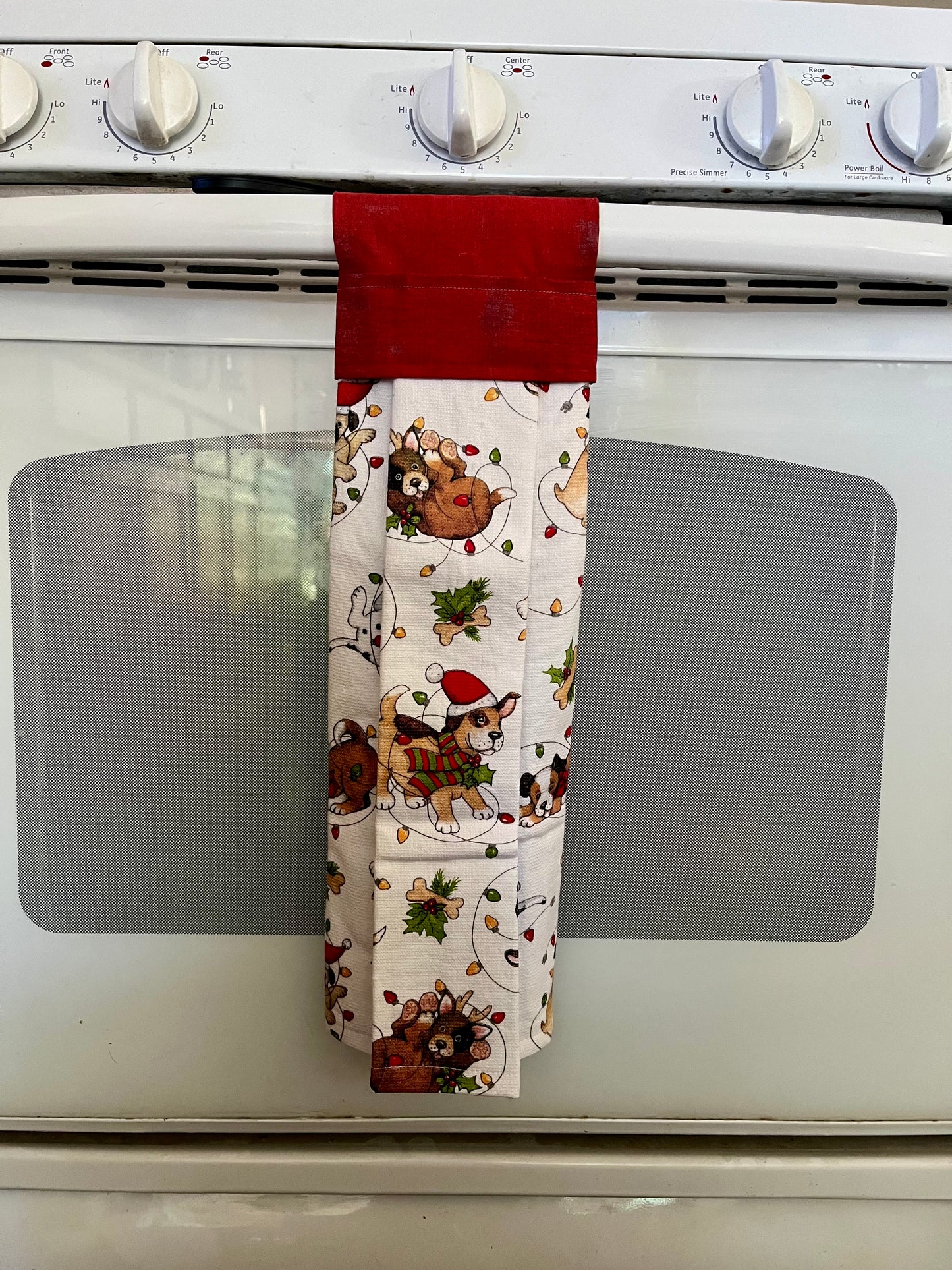 Christmas Puppies Towel