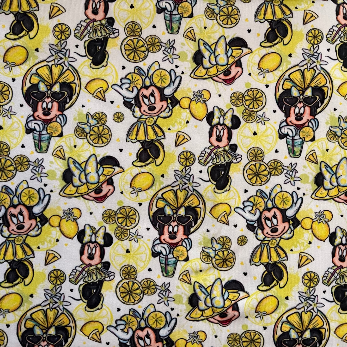 Lemony Mouse Twist Front Headband