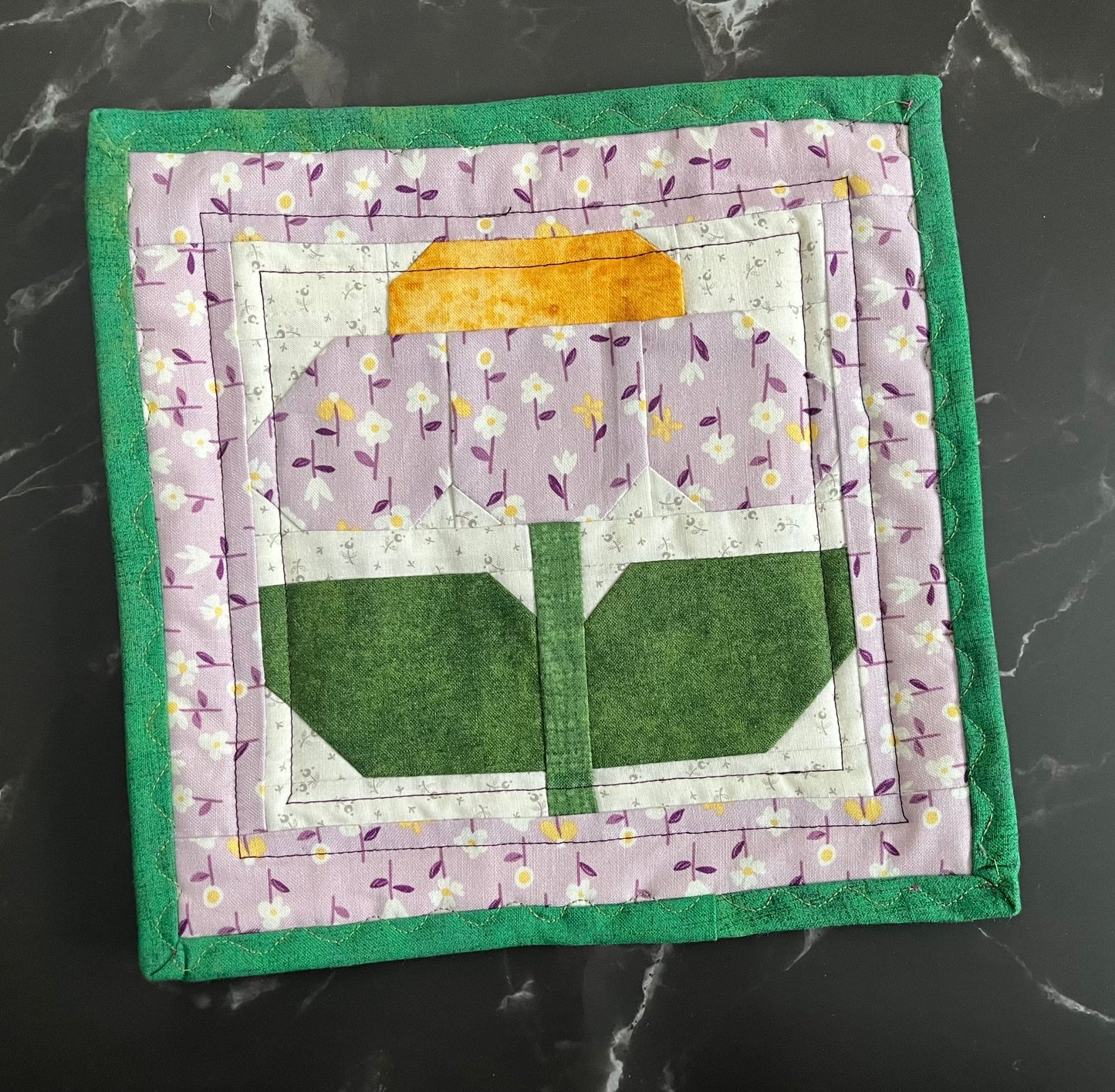 Hello Spring Flower Pot Holder