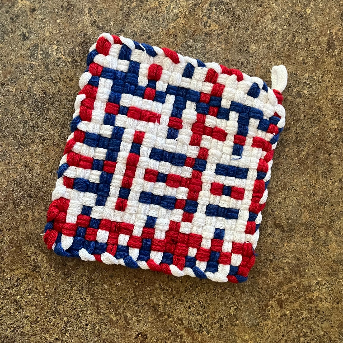 Red, White & Blue Pot Holder