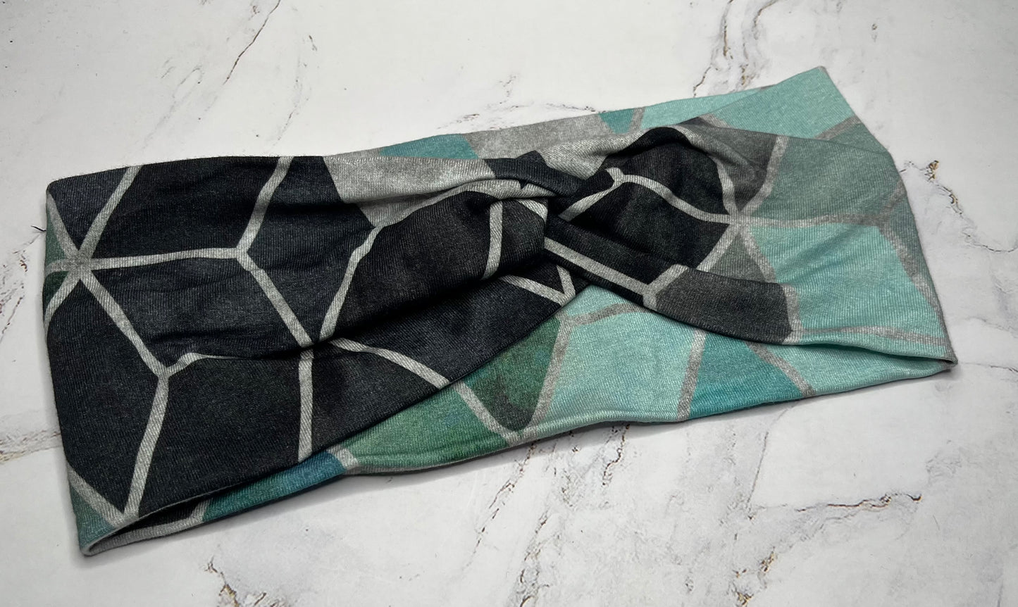 Winter Geo Knot Headband