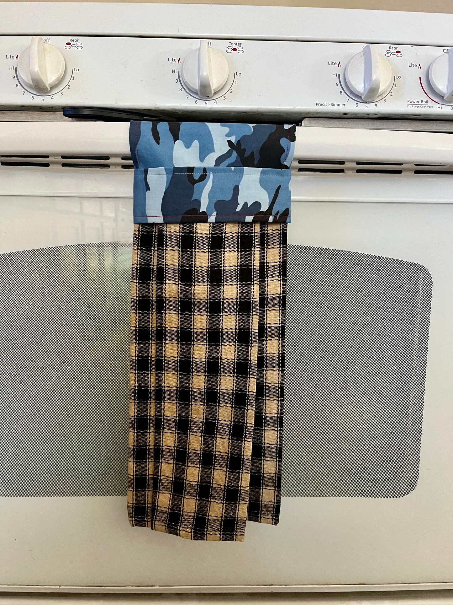 Steel Blue Camo Towel