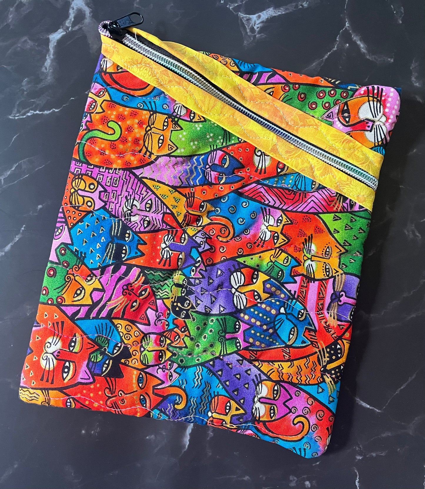 Crazy Kitties Book Sleeve - Medium