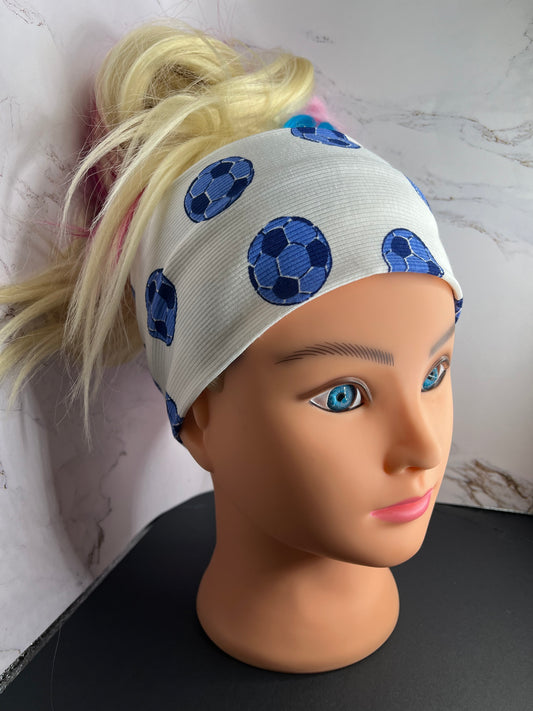 Soccer Twist Knot Headband