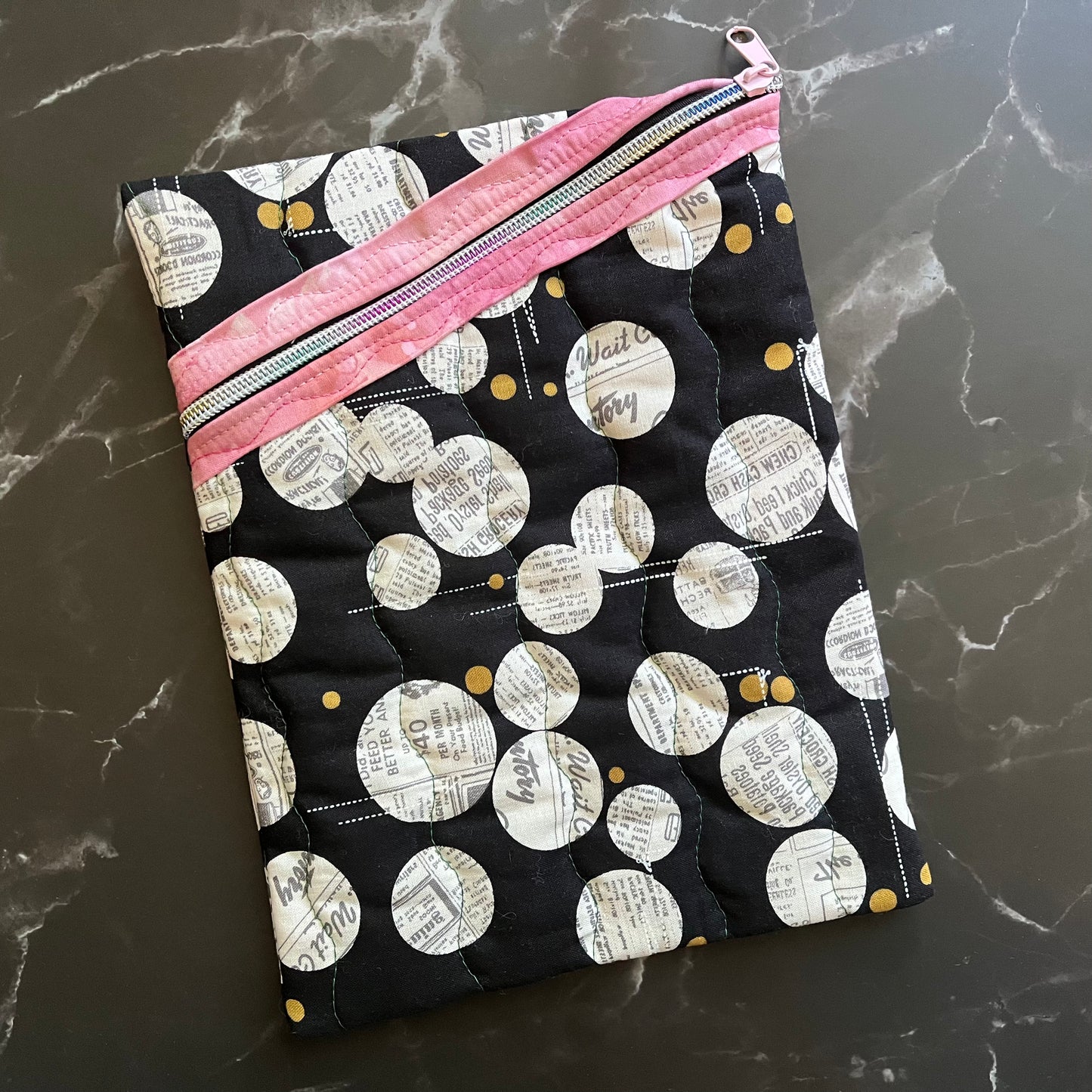 Zen Chic large book sleeve is perfect for carrying books, tablets, journals, anything you need to protect.