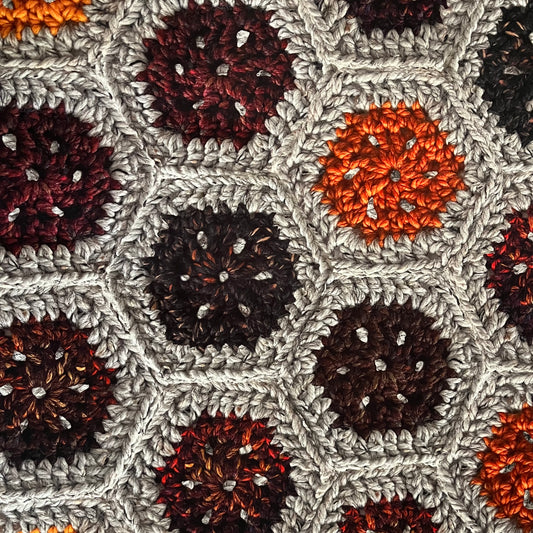 Granny Squares Twist Knot Headband