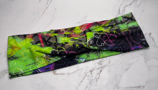 Neon Science Twist Headband