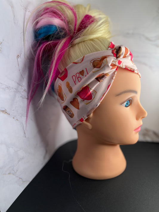 PB & J Twist Front Headband