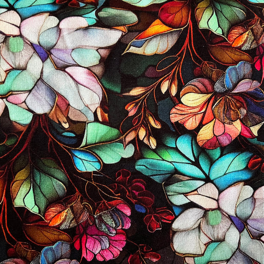 Autumn Stained Glass Twist Front Headband